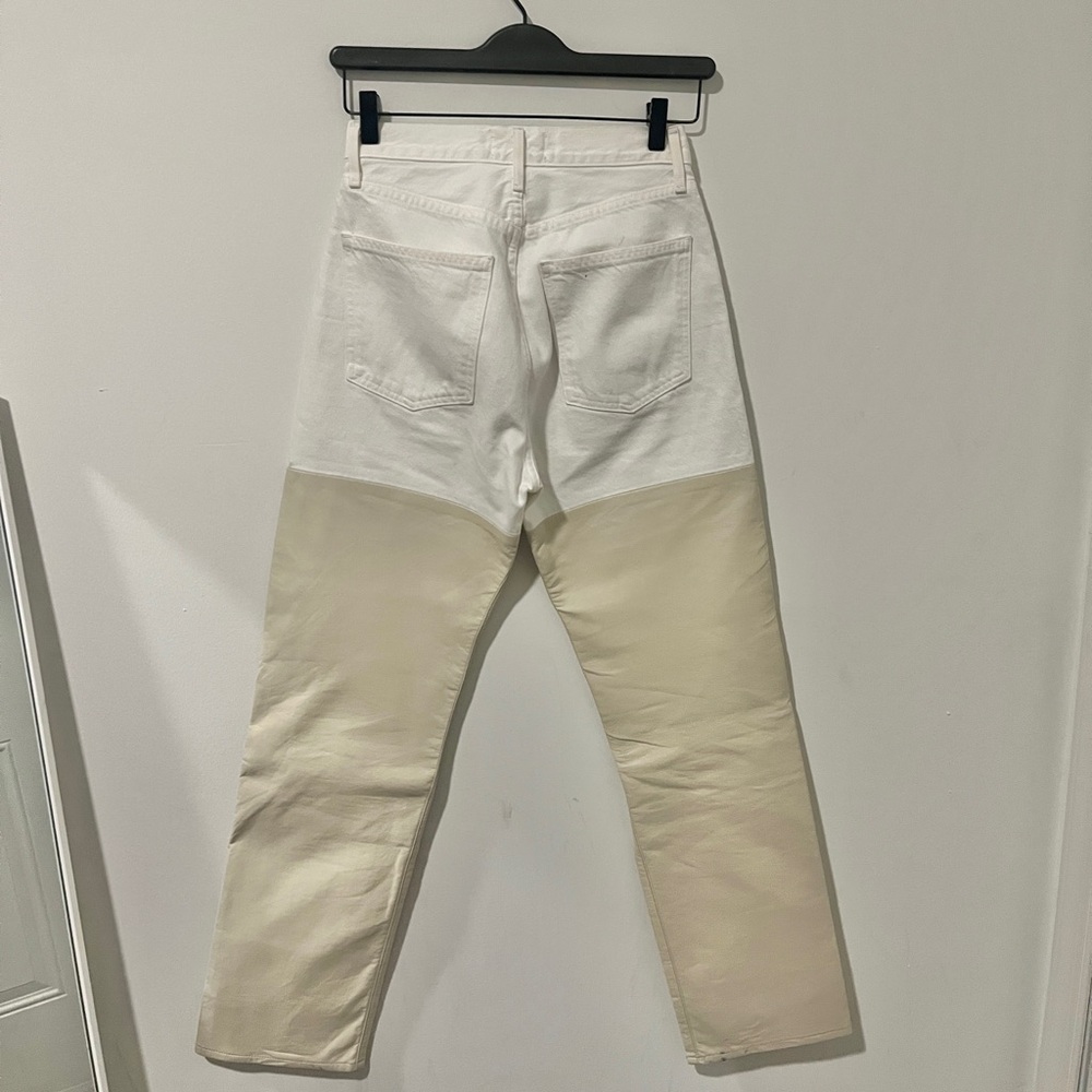 Agolde two tone denim